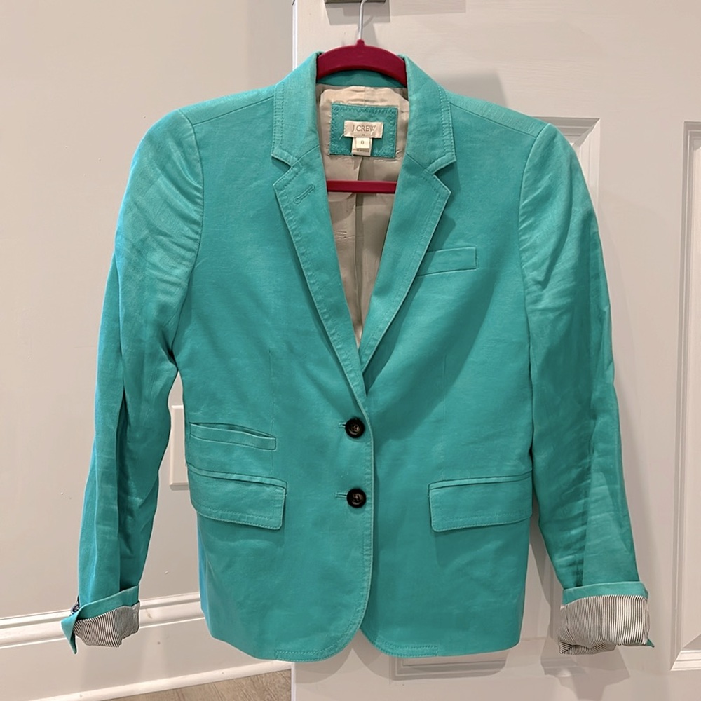 J.Crew turquoise blazer